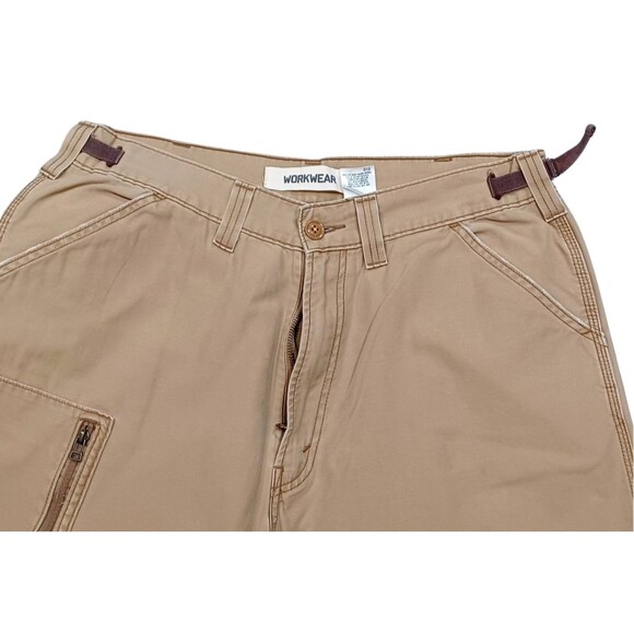 Levis Cargo Loose Straight Pants Mens 36x30 Wide Leg Skater Baggy - 7 Pockets - Picture 3 of 10